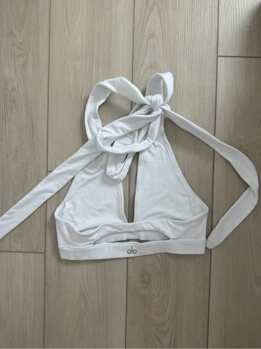 Alo Alosoft Switch It Up Bra White